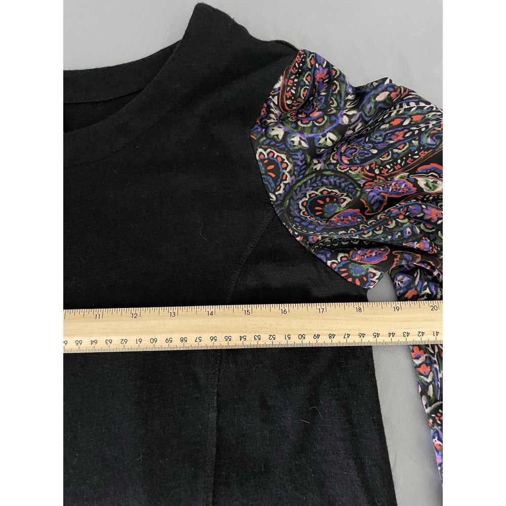Akemi Kin Anthropologie Top Womens Small Pullover Puff Sleeves With Ties - Picture 8 of 11